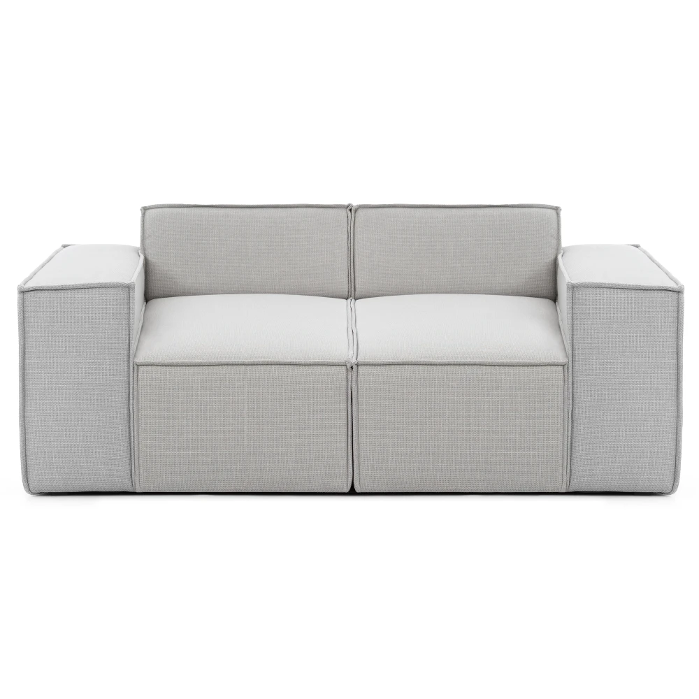 sofa-fondy-mala-dwuosobowa-szara-kwadratowe-ksztalty-fot1.webp
